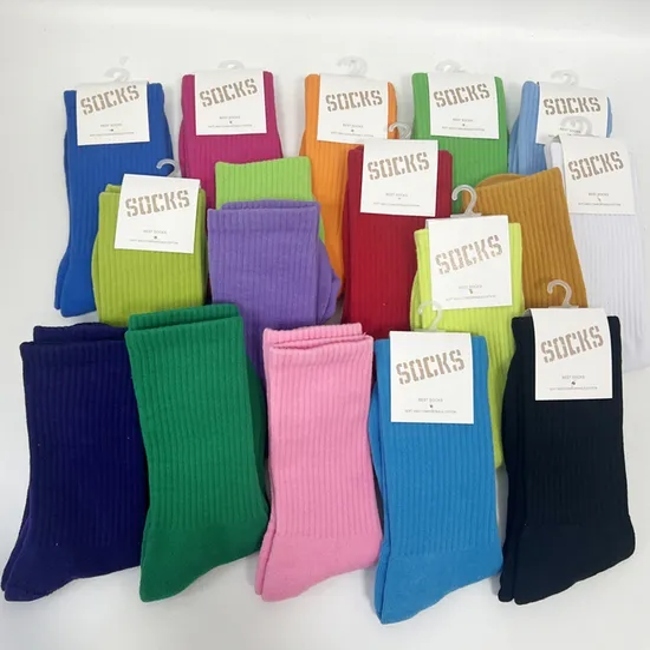 Cotton High Quality Crew Socks Customized Sock Men Women Unisex Cotton Socks