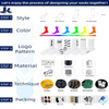 Wholesale High Quality Sports Design Cotton Crew Logo Brand Men Packaging Custom Socks
