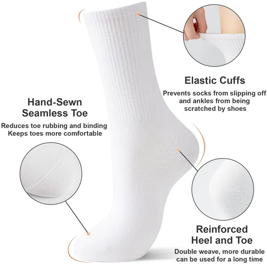 High Quality Sokken Calcetines Sock-Stocking Happy Funny Socks Custom Design White Sports Yoga Pilates Socks Anti Slip Grip Crew Cotton Men Custom Socks