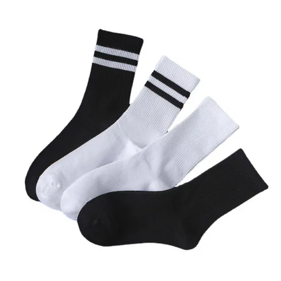 Custom Logo Sports High Quality Unisex Low MOQ Athletic Cotton Jacquard Socks Fashion Embroidery Custom Socks