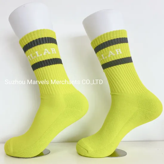 Unisex Compression Stripe Sock Basketball Custom Crew Sport Socks