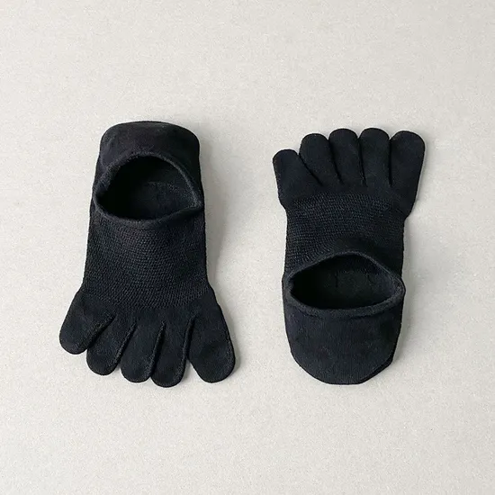 Men′s Thin Mesh Sports Toe Socks Custom Logo
