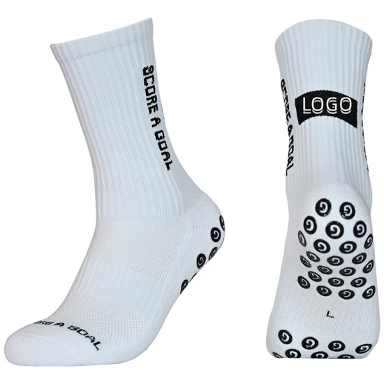 Custom Logo Sport Grip Soccer Socks OEM&ODM Service Football Socks Designer Your Own Logo Non Slip Sport Socks