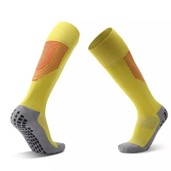 Custom Running Grip Soccer Long Anti Slip Safety Stockings Sports Club Team Socks Football Training Socks