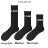 Wholesale Bulk Custom Logo Breathable Sweat-Wicking Socks Compression for Men Women