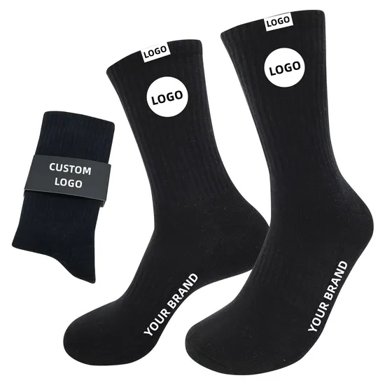 High Quality Crew Ankle OEM Women Sports Custom Logo Cotton Men Socks