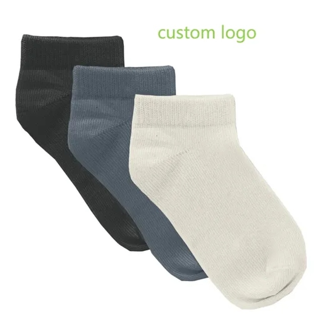 Solid Color Eco-Friendly Crew Work Fiber Socks Crew Socks Men Thick Bamboo Fiber Socks