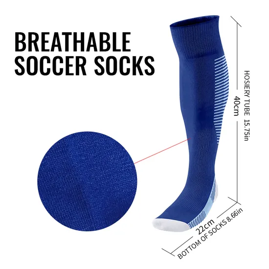 High Quality Custom Grip with Logo Sport Soccer Socks
