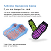 OEM Custom Trampoline Socks with Grips Non-Slip Cotton Jump Socks