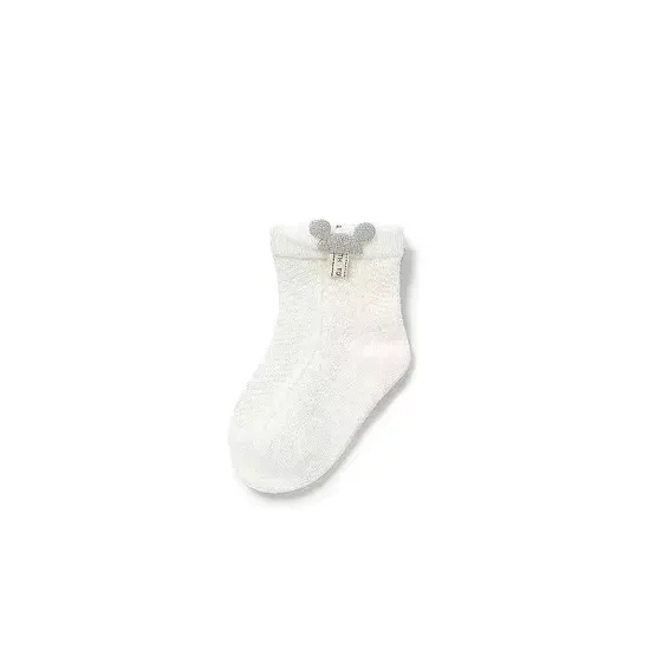 Spring Summer Thin Breathable Mesh Cotton Boys Girl Baby Socks