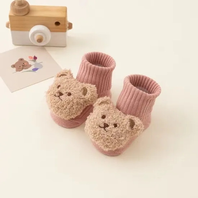 Cute Thickened Cotton Baby Floor Socks Shoes Anti Slip Baby Socks