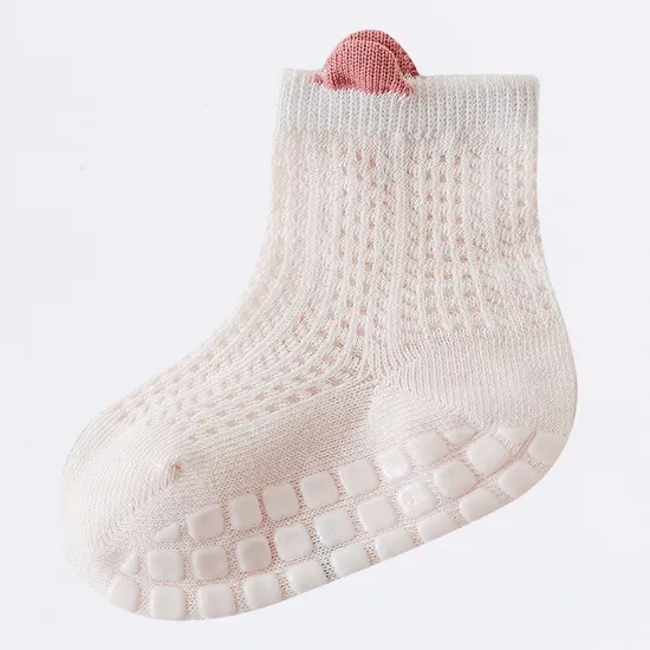 Newest Anti Slip Mesh Floor Cartoon Breathable Low Cut Baby Shoes Socks