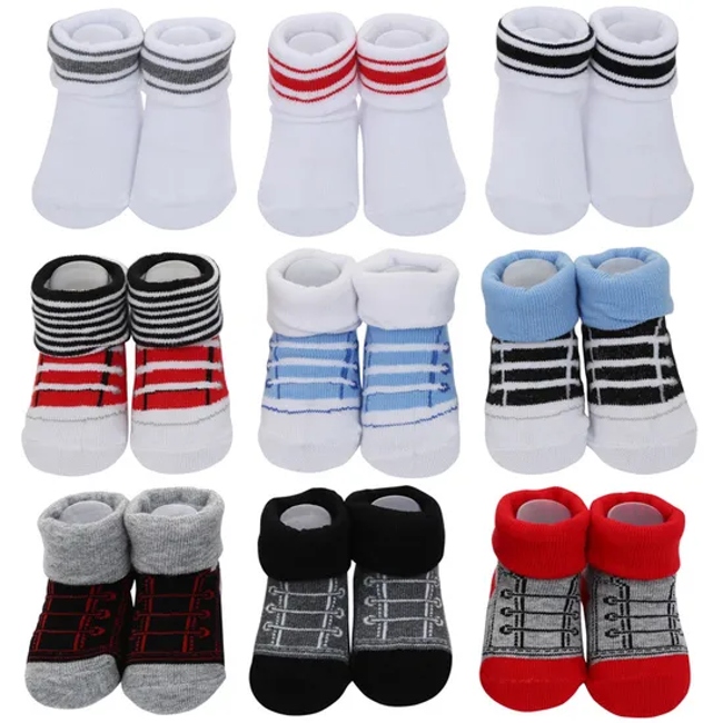 Bowbear Adorable Baby Pair Non Skid Bootie Sock