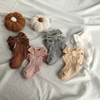 Cozy Custom Logo Big Bow Wool Baby Socks for Fall