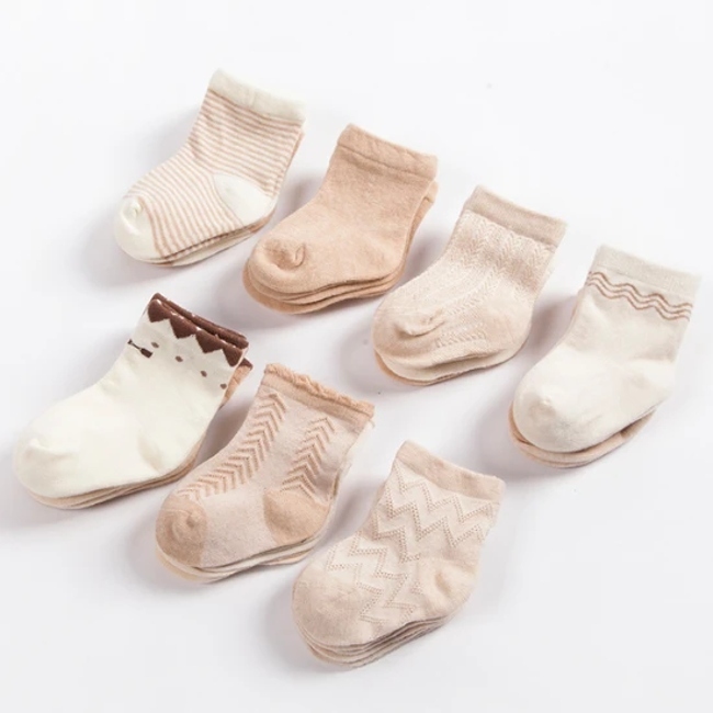 Spring and Autumn Baby Cotton Socks y Baby Boneless Loose Socks