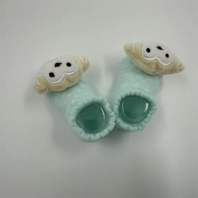  Months Baby Monkey Inddor Non Slip Crawling Socks