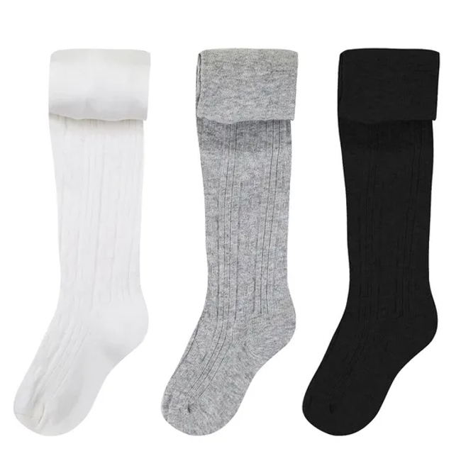 Baby Pantyhose with Grip Kids Anti Slip Lovely Long Kids Socks