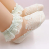 Allover Print Cotton Fabric Baby Socks