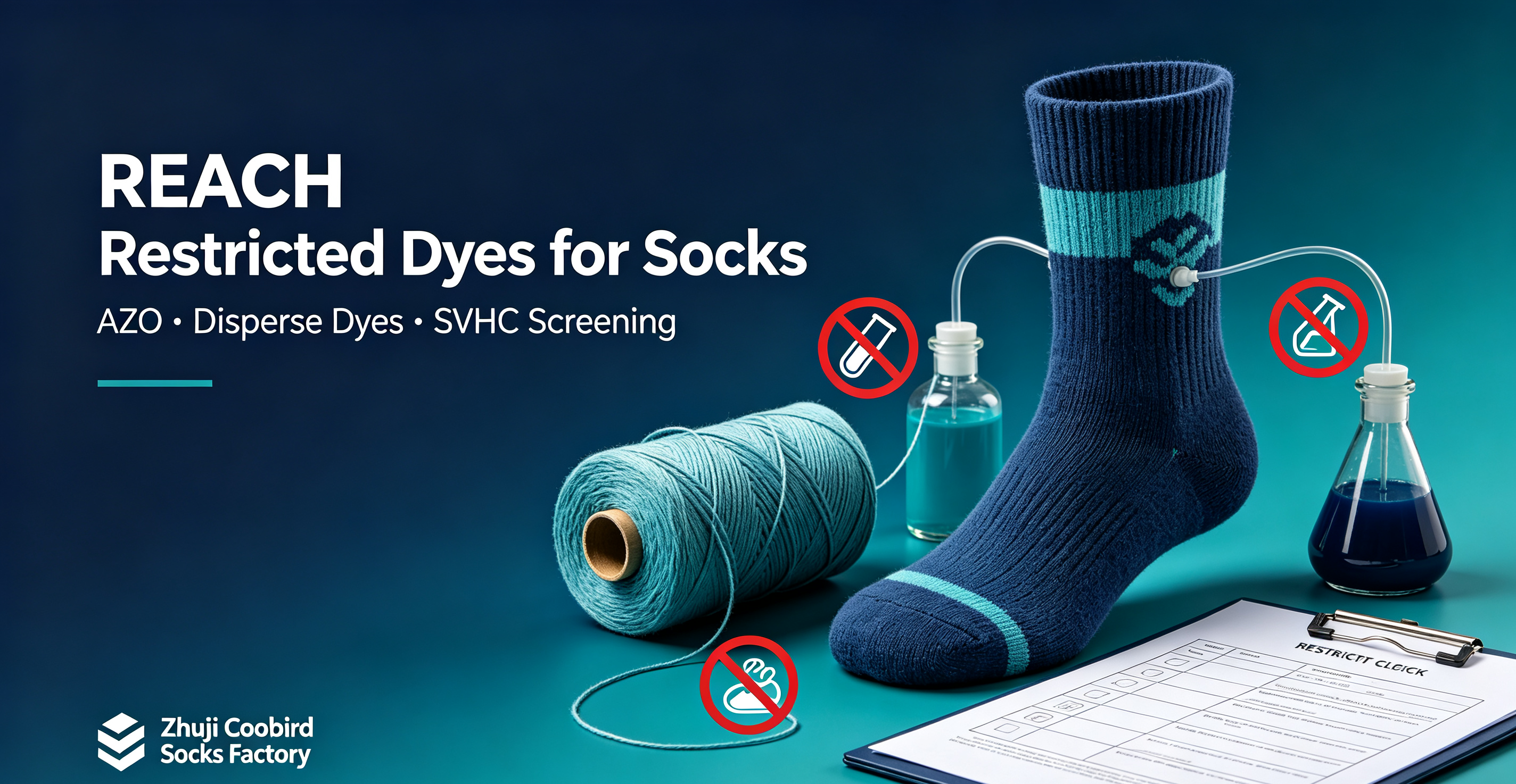  REACH Regulation & Restricted Dyes: A Sock Material Sourcing Guide to Avoid Chemical Non-Compliance