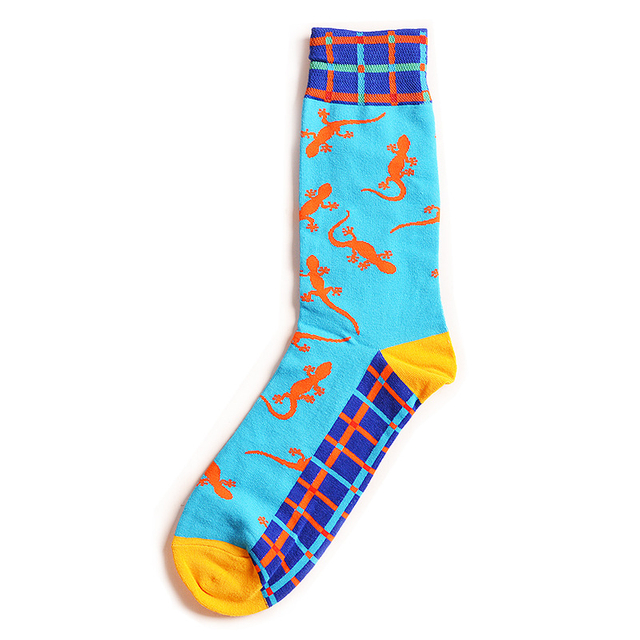 New design wholesale Sweat-Absorbent tube colorful unisex happy socks