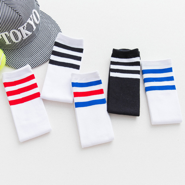 Classic girl tube socks Football socks cool designed knee socks