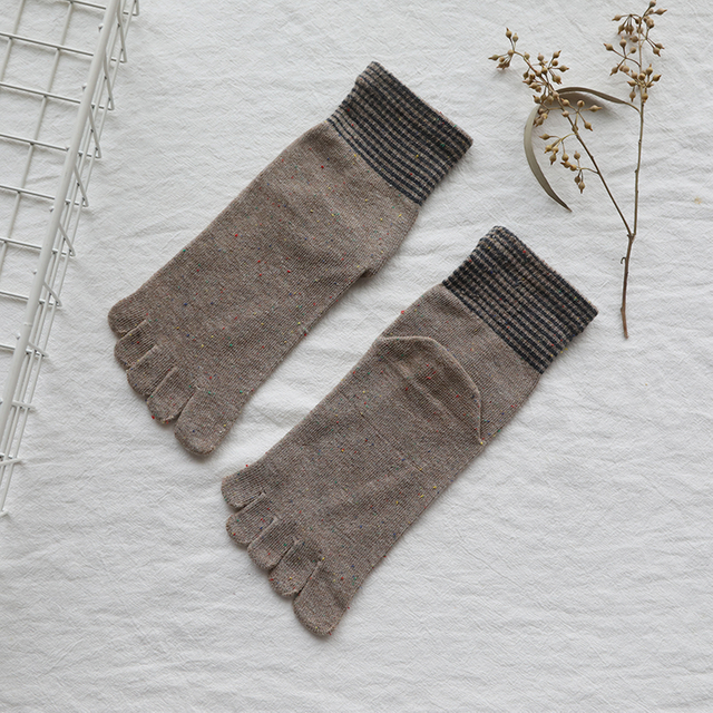 Your Own Brand Customizable Sock Calcetines cotton socks korea toe kids five finger