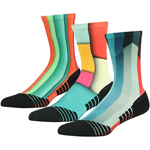 Sock style pattern customization Various kinds colorful high quality striped pattern tube socks