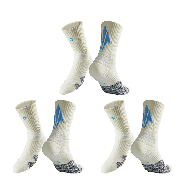  Lot Men Sport Socks Breathable Basketball Running Football Socks Non Slip Men Fitness Grey Black White Crew Short 