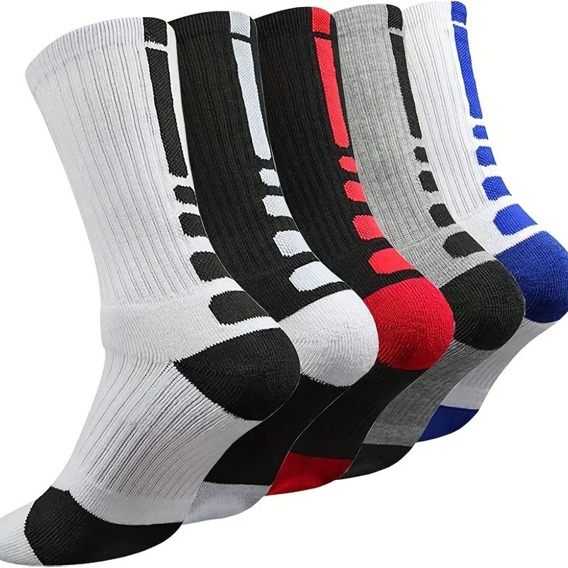 Unisex basketball sports socks breathable casual 