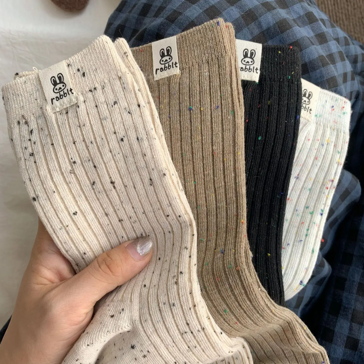 Deep Customization Style Sweet Bowknot Mid Tube Socks for women Summer Breathable Mesh Tube Socks Girls Ballet Back Heel Bow 