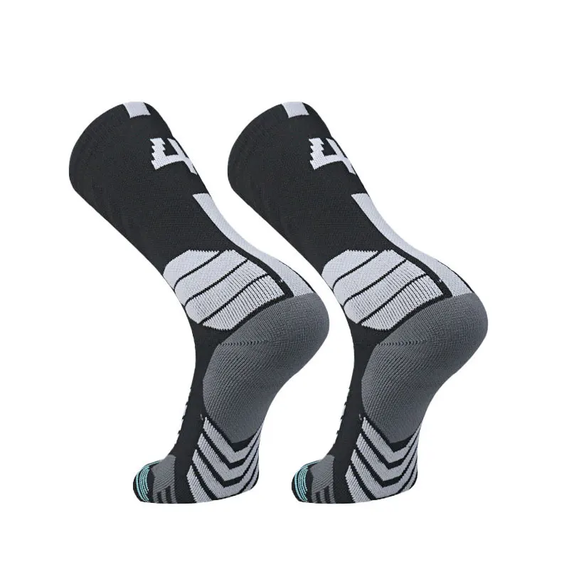  Harajuku Fashion Socks Men's Trend Basketball Sports Socks Hip hop Long Tube High Socks Tide Brand Street Skateboard 