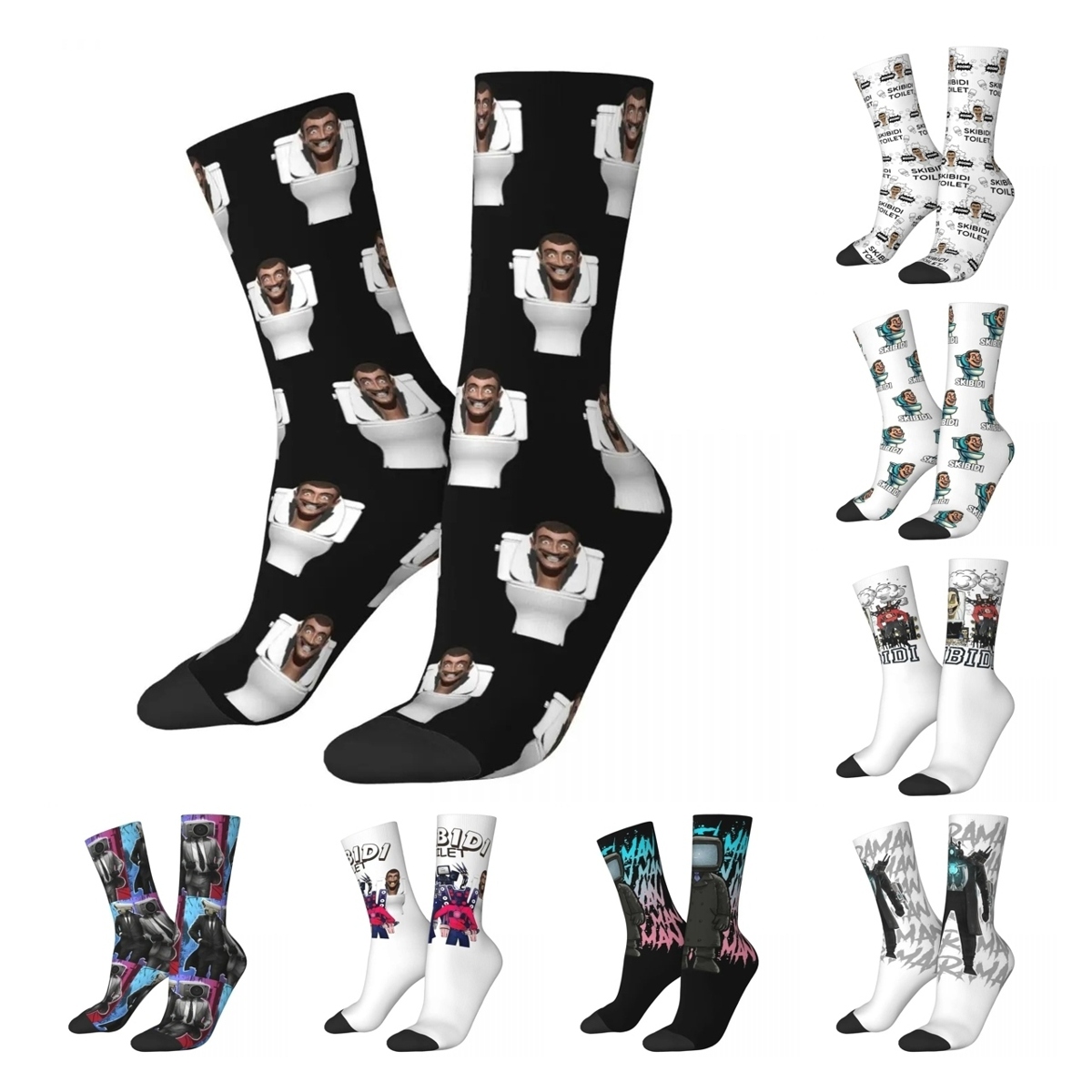  Retro Death Grips The Money Store Cover Basketball Socks Polyester Long Socks for Women 