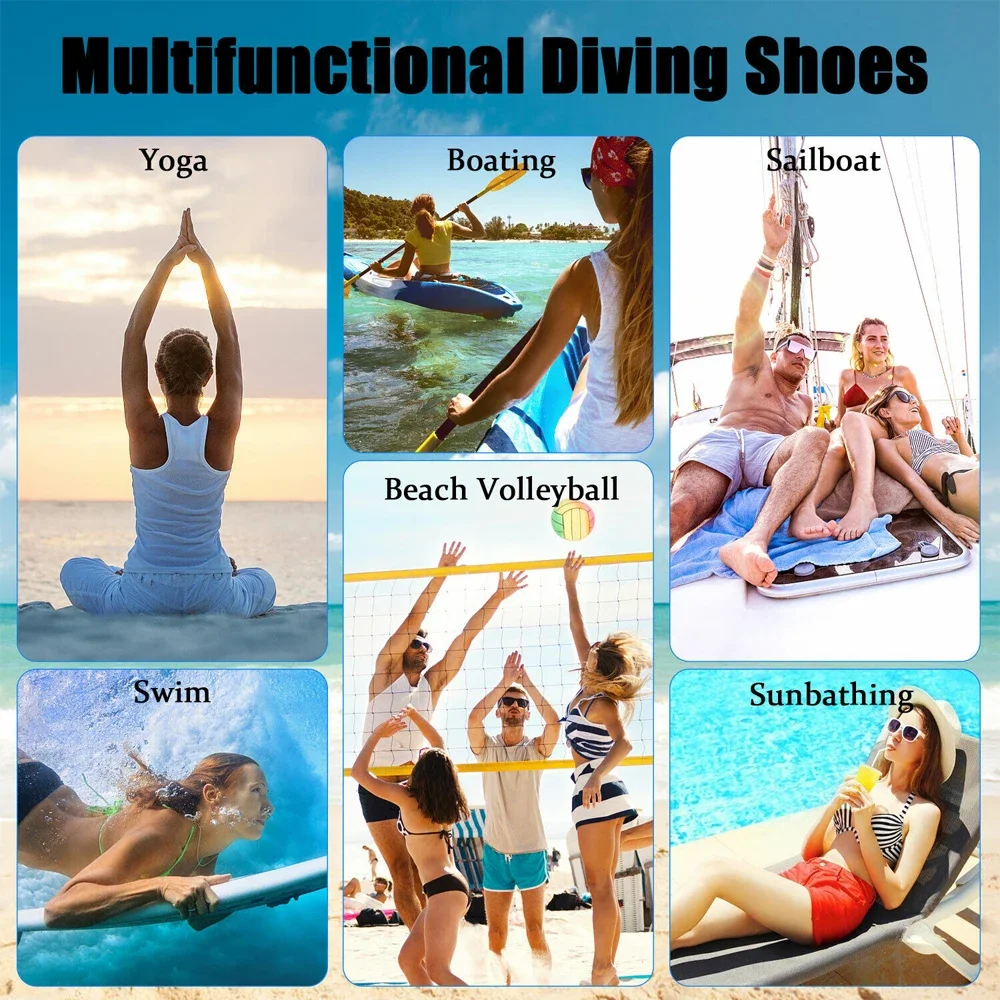 tailored services womens Water Shoes Barefoot Beach Pool Shoes Quick Dry Aqua Yoga Socks for Surf Swim Water 
