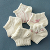 top-tier buyer Lot Ankle Flower Socks for women Crew No Show Short Low Cut Thin Breathable White Spring Autumn Cute Cartoon 