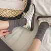 Sale Lace Thin Socks Fashion Hollow Out Casual Crew Socks for women Breathable Soft Cotton Style Mesh Socks 