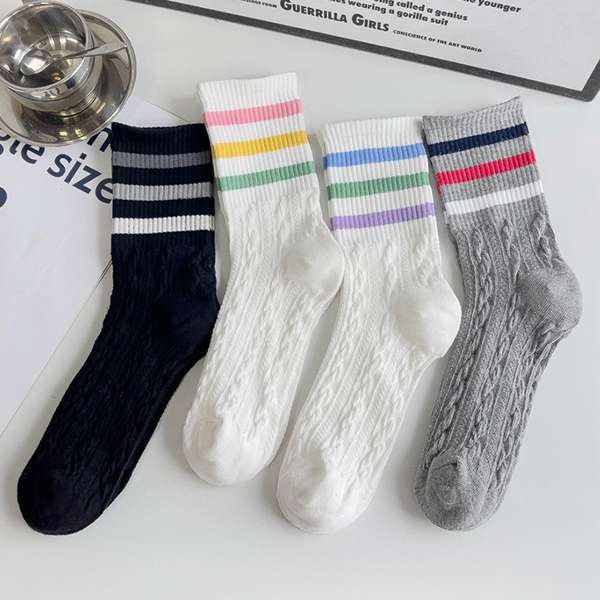 growing buyer Set women s Fashion Breathable Crew Socks Skateboard Cotton Socks Cute Pattern Hip Hop Socks Funny Socks For 