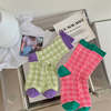 cost-effective Fashion Socks For women Fresh New Spring Colorful Socks Breathable Casual Korean Style Mixed Color Long Ladies 