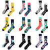 New Arrival New Fashion Socks for and women Colorful Cartoon Animal Cotton Sock Hip Hop Funny Plant Mushroom Bird 