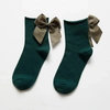 unique items Streetwear women s Lovely Candy Color Bow Socks Casual Female Contrast Color Short Socks Cute Ladies Bow knot 