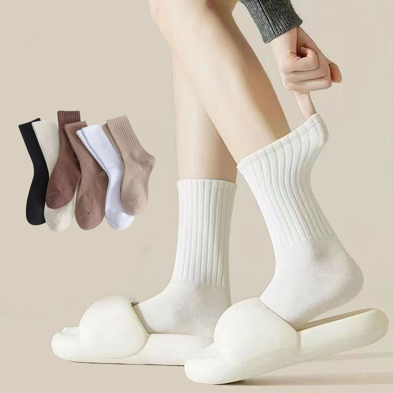 freshly launched Of women s Spring Mid Length Socks Boneless Snow Boots Pile Up Socks And Long 