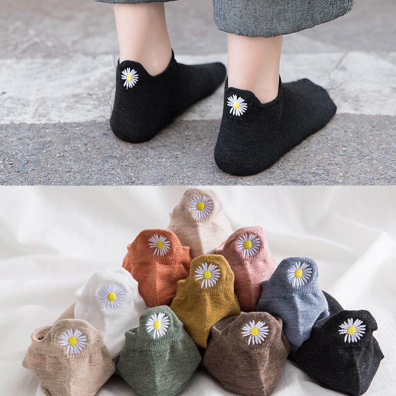 Economy Option Trendy and Personalized Socks Hip Hop Oil Painting Abstract Sock Mouth Letter Embroidery Autumn Mid Tube Socks 