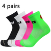  breathable cycling women socks of men short professional running basketball compression socks outdoor sports 