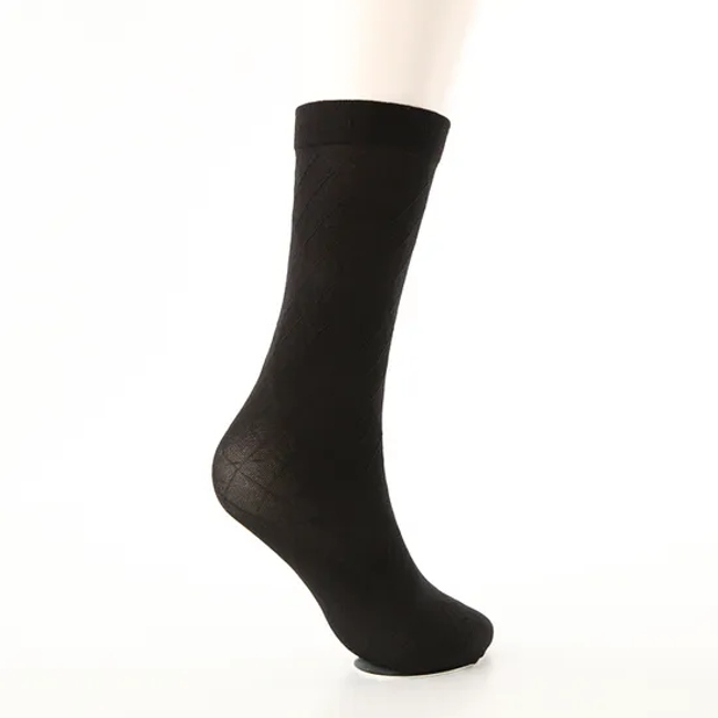 High Quality Black Logo Designer Custom Manufacturer Crew Dress Men Women Unisex Solid Comfortable Cotton Socks