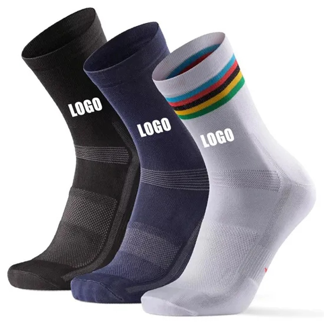 OEM High Quality Gym Custom Logo Design Crew Manufacturers Basketball Elites Men Crew Sports Socks