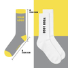 Make to Order Customised Packaging Socks-Stocking Wholesale Sports Custom Logo Brand Women Men Print Crew Gym Sport Socks