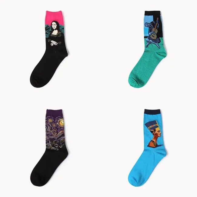 Low Price Fashion Unisex Women Men Fashion Cotton Wholesale Polyester Crew Socks