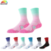 Customize and Wholesale Latest Fashion Cushion Bottom Athletic Crew Tennis Badminton Sports Sock in Good Colors at Low Price