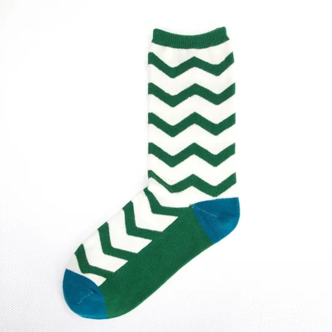 Men Women Unisex Jacquard Cotton Daily Casual Crew Socks