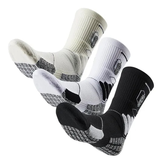 OEM Design Gym High Quality Cycling Knitted Embroidery Sporty Cycling Sports Casual Sports Basketball Custom Men Unisex Crew Athletic Socks