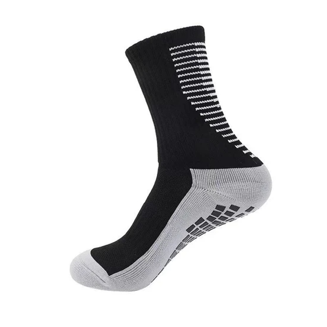 Wholesale Unisex Custom Logo Socks Crew Knitted Soccer Sports Grip Men′s Socks